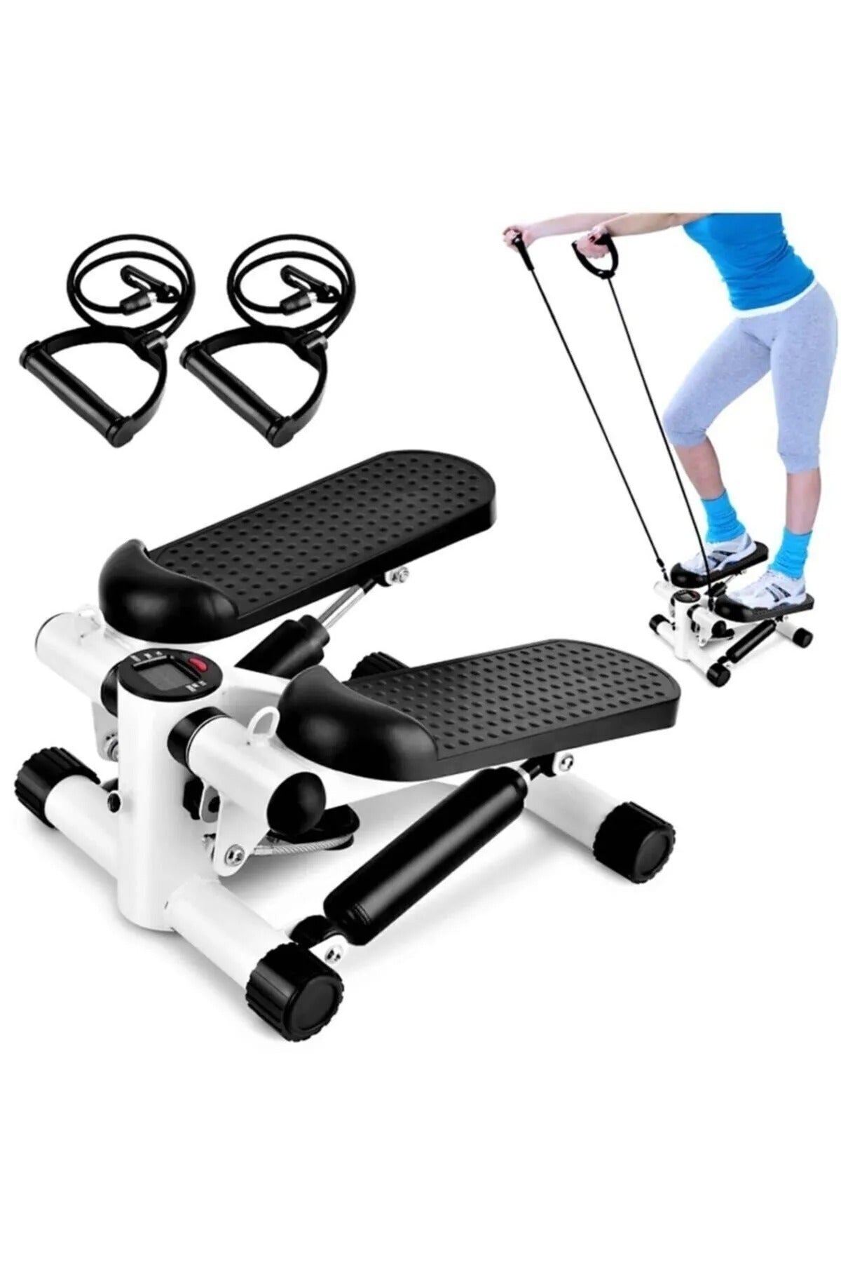 Fitness Stepper Exerciser with Rope