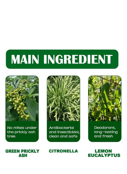 Green Prickly Ash Herbal Mites Removal Spray 100ml
