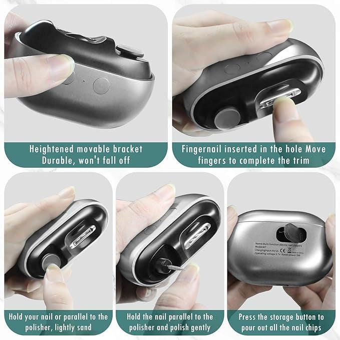 Nail Grinder, Electric Nail Clipper